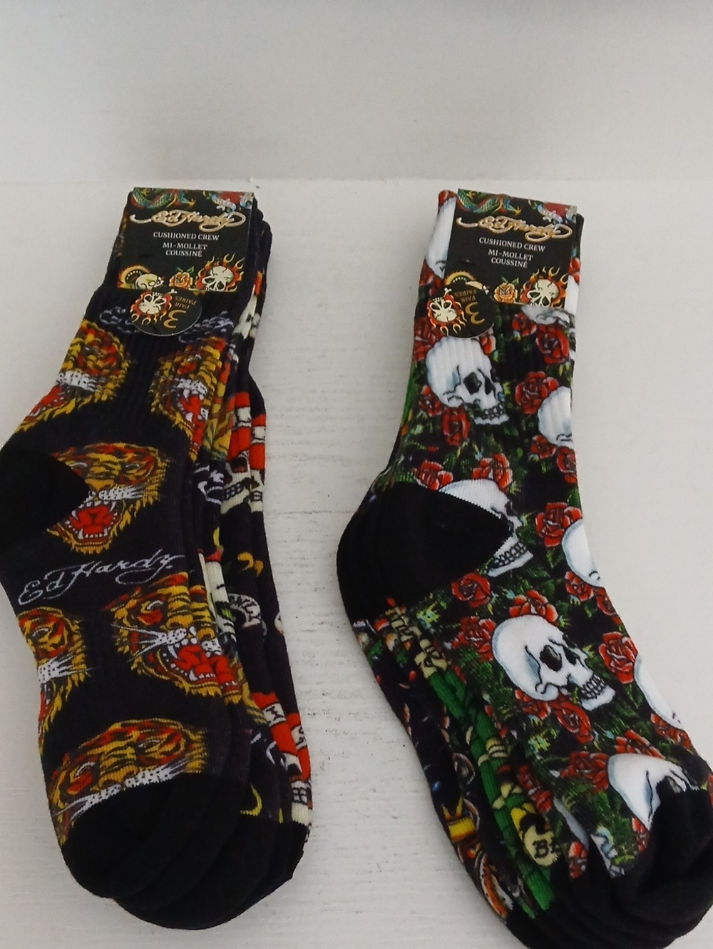 Ed Hardy Men’s Graphic Crew Socks- Choose 1